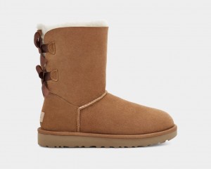 Ugg Bailey Bow II Ženske Cizme Smeđe | FQY045871