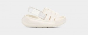 Ugg Sport Yeah Glitter Dječje Sandale Bijele | APY865291