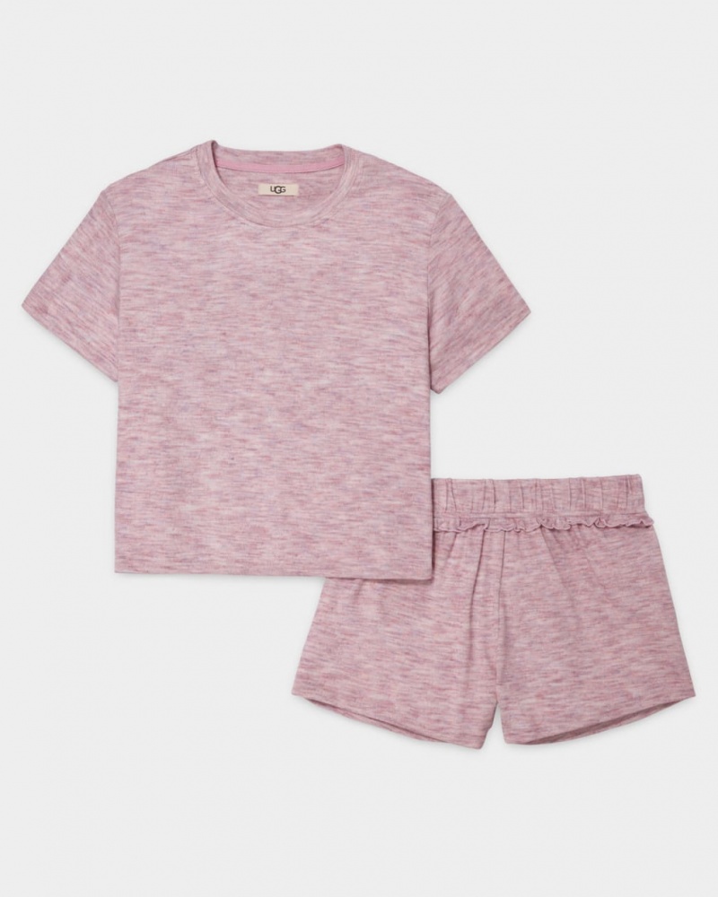 Ugg Aniyah Set Ženske Odjeća Za Spavanje Roze Visebojne | GCB213609
