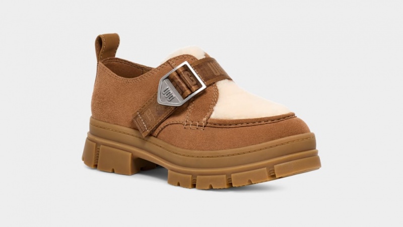 Ugg Ashton Suede Ženske Klompe Smeđe | UFD892061