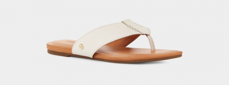 Ugg Carey Flip Ženske Natikače Bijele | NQS870215