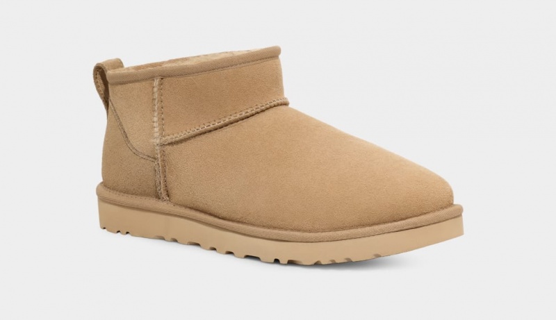 Ugg Classic Ultra Mini Muške Cizme Boje Senfa | PLB617249
