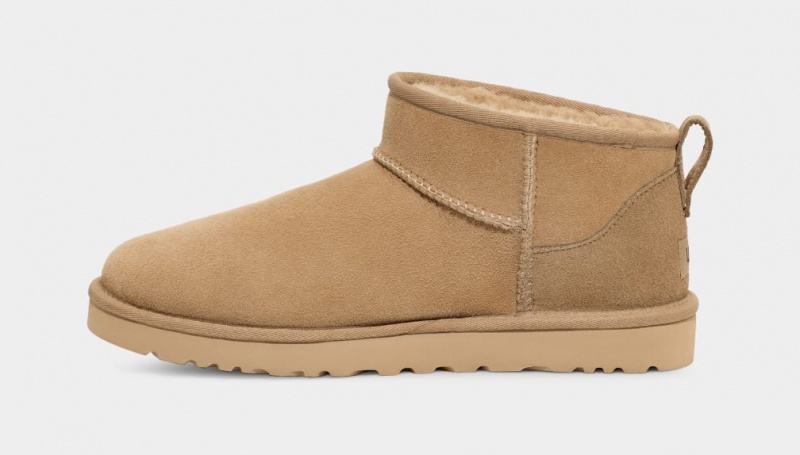 Ugg Classic Ultra Mini Muške Cizme Boje Senfa | PLB617249