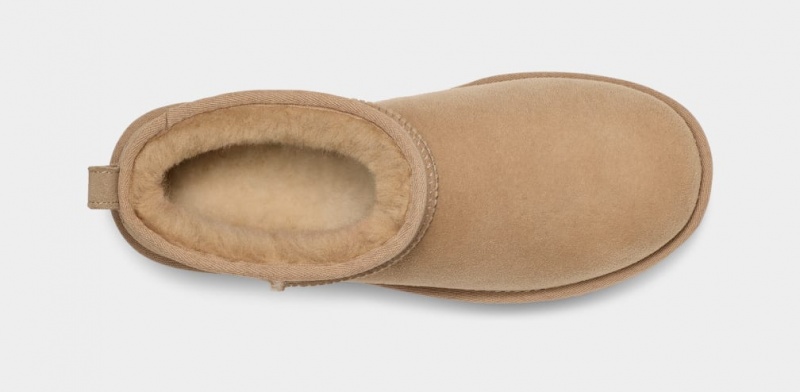 Ugg Classic Ultra Mini Muške Cizme Boje Senfa | PLB617249
