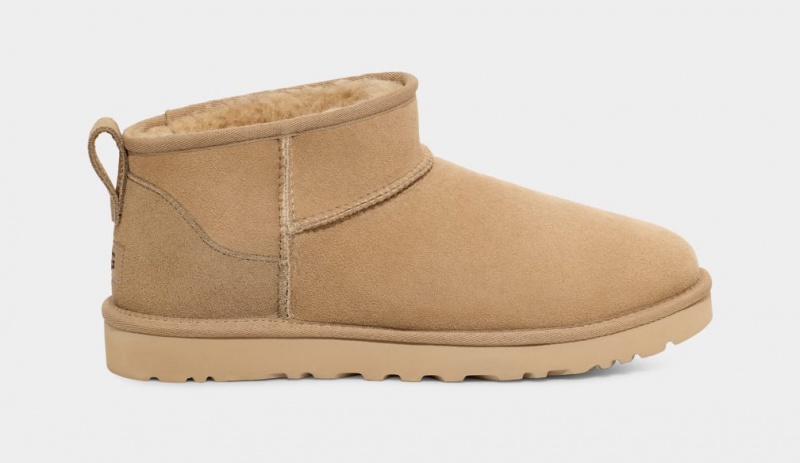 Ugg Classic Ultra Mini Muške Cizme Boje Senfa | PLB617249
