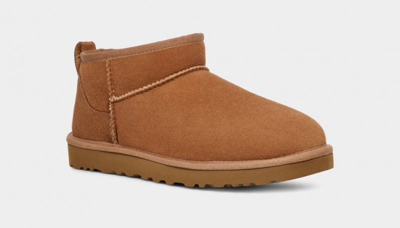 Ugg Classic Ultra Mini Muške Cizme Smeđe | KZF087492