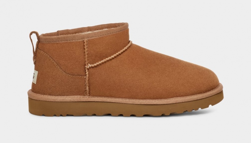Ugg Classic Ultra Mini Muške Cizme Smeđe | KZF087492