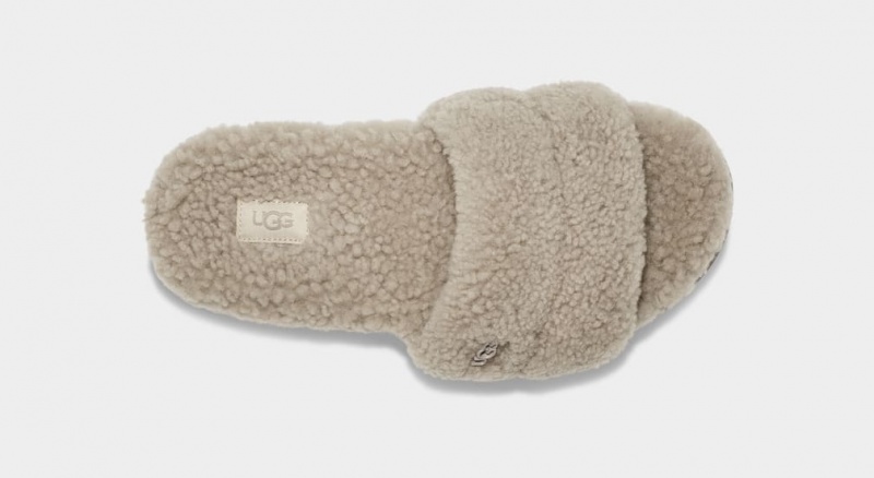 Ugg Cozetta Curly Ženske Natikače Sive | VEO461273