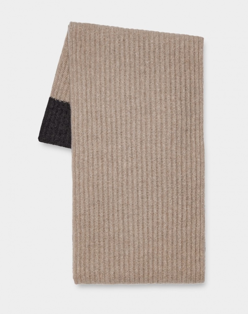 Ugg Evander Knit Muške Šalovi Krem Sive | IKE608547