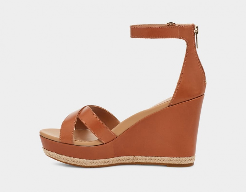 Ugg Ezrah Ženske Sandale Smeđe | UPL483756
