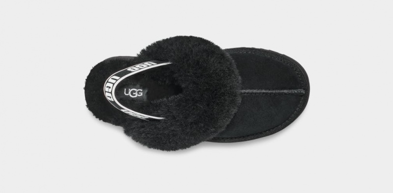 Ugg Funkette Dječje Papuče Crne | LGC536418