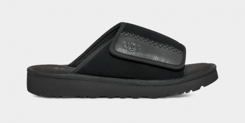 Ugg Goldencoast Muške Natikače Crne | UAF059834