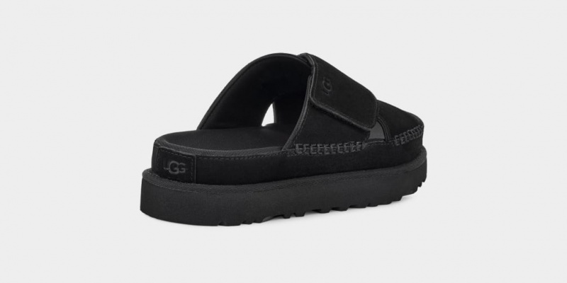 Ugg Goldenstar Cross Ženske Natikače Crne | GUB765104
