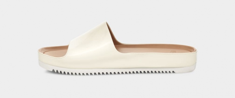Ugg Jane Patent Ženske Natikače Bijele | AKW602473