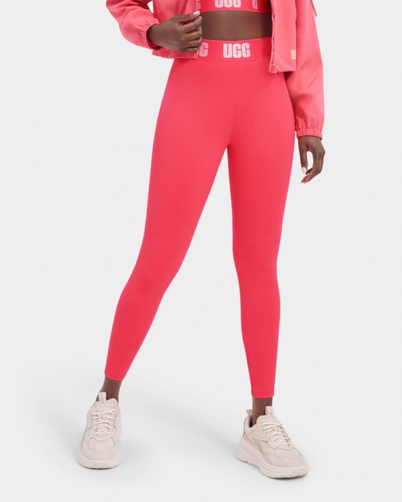 Ugg Mckena Logo Ženske Tajice Roze | JTY398106