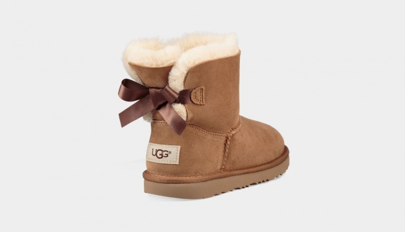 Ugg Mini Bailey Bow II Dječje Cizme Smeđe | HJF249068