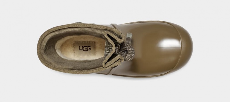 Ugg Raincloud Lace Ženske Cizme Maslinasto Zelene | PQR049638