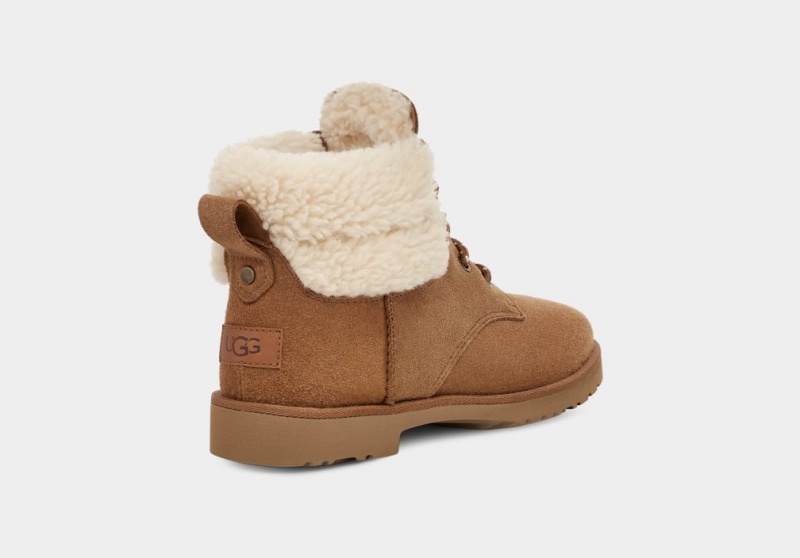Ugg Romely Heritage Lace Ženske Cizme Smeđe | PCS467280