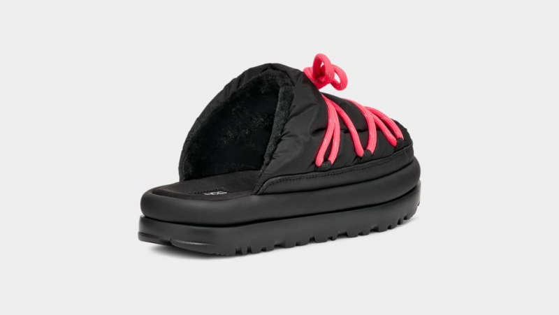 Ugg Spaceslider Tech Ženske Papuče Crne | CRH718093