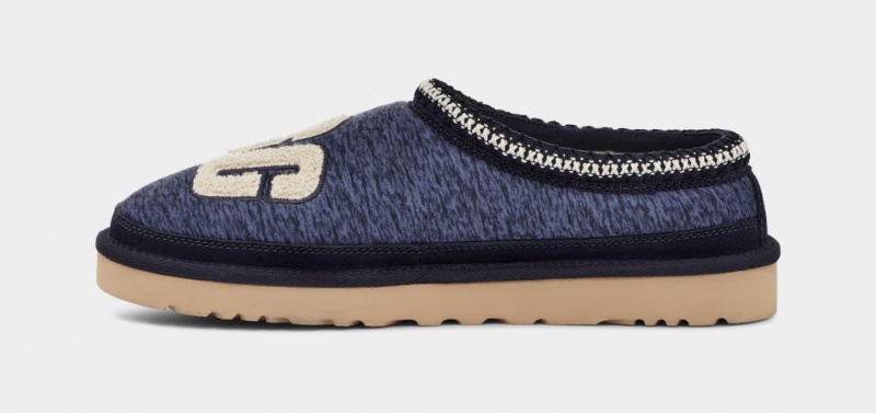 Ugg Tasman Fur Jersey Cozy Muške Papuče Tamno Plave | BPD429538