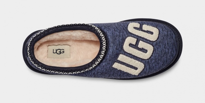 Ugg Tasman Fur Jersey Cozy Muške Papuče Tamno Plave | BPD429538
